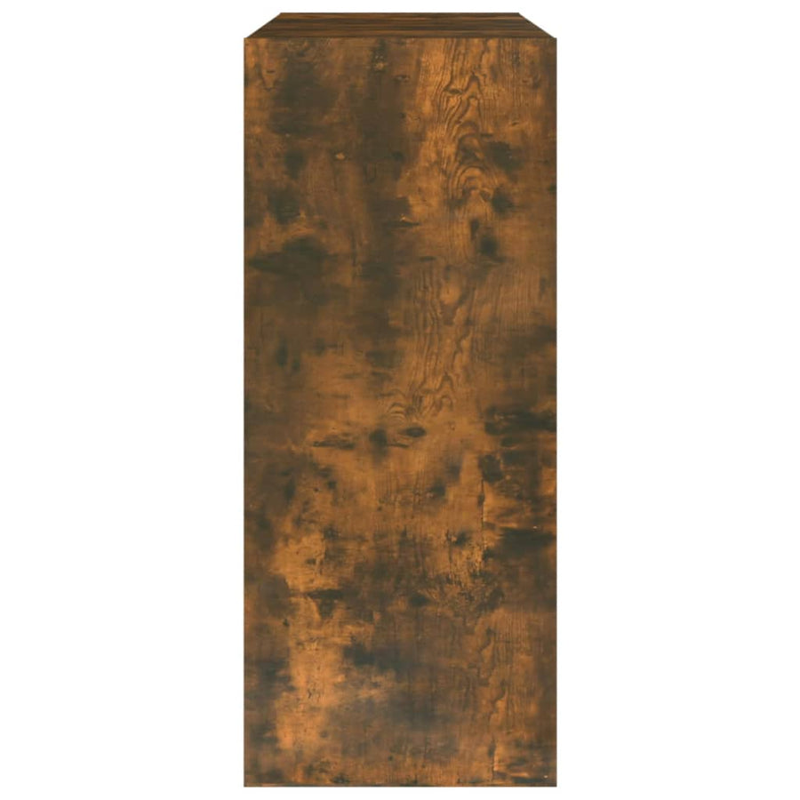 Boekenkast/Kamerscherm 80X30X72 Cm Kleurig Gerookt eiken