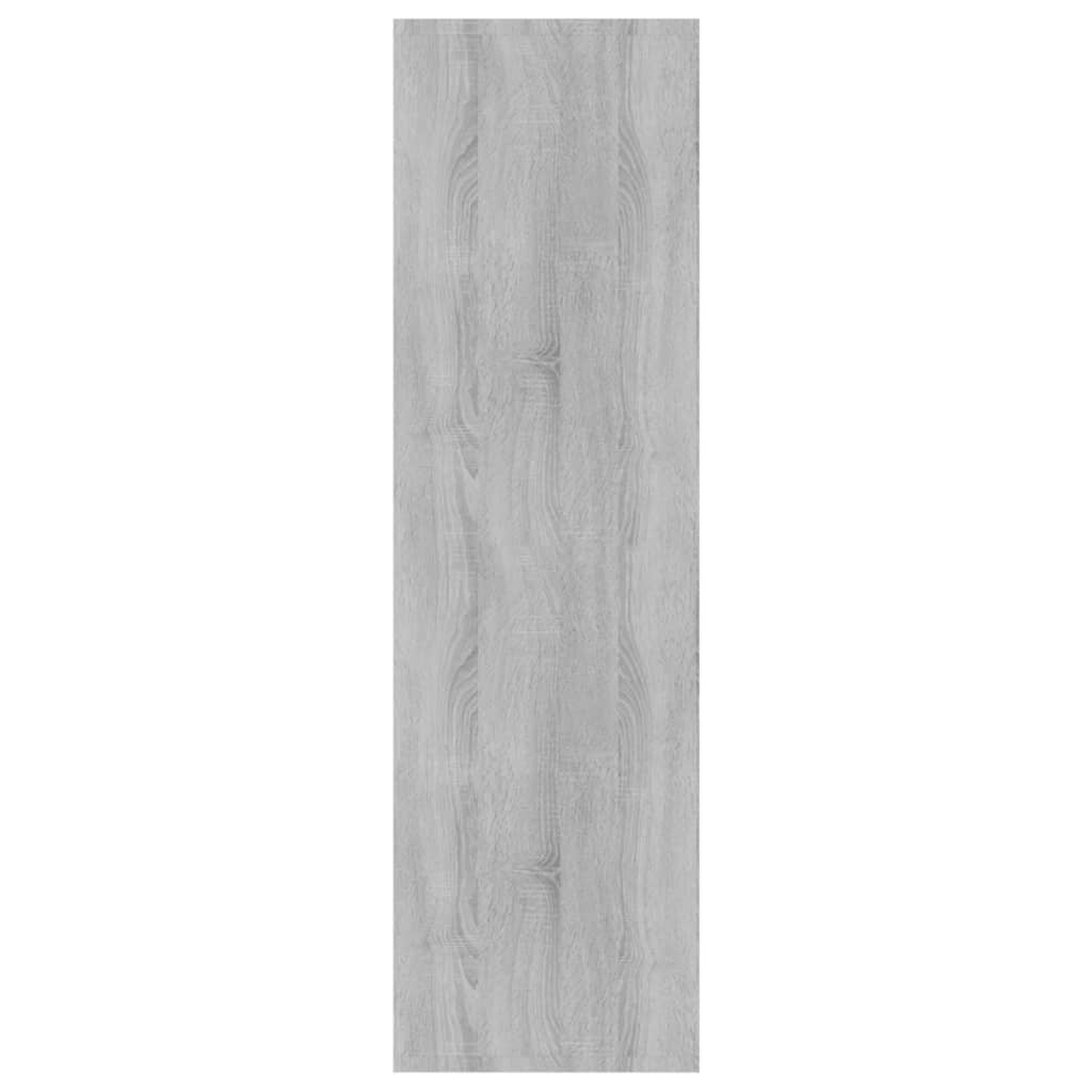Boekenkast/Kamerscherm 80X30X03 Cm Bewerkt Hout Grijs sonoma
