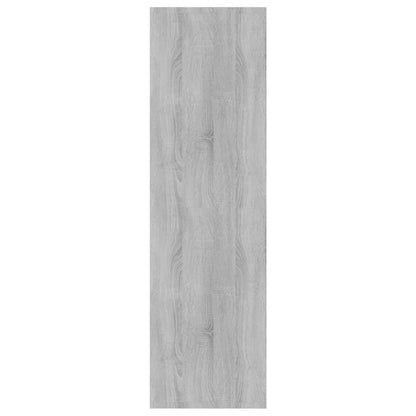 Boekenkast/Kamerscherm 80X30X03 Cm Bewerkt Hout Grijs sonoma