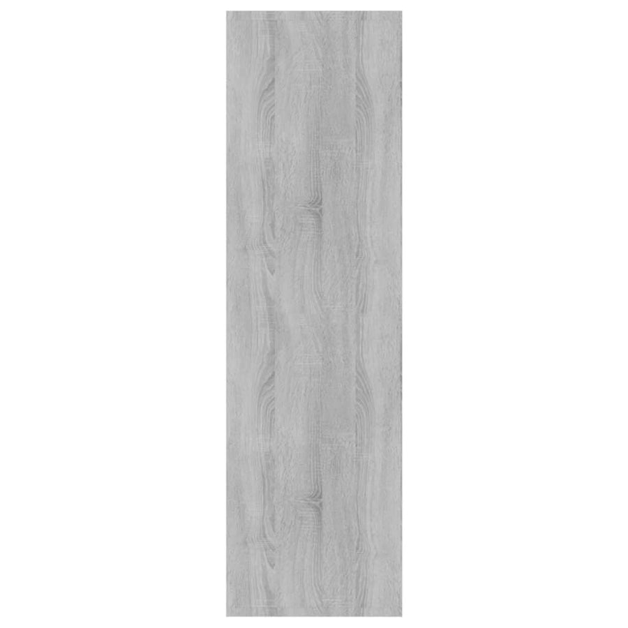 Boekenkast/Kamerscherm 80X30X03 Cm Bewerkt Hout Grijs sonoma