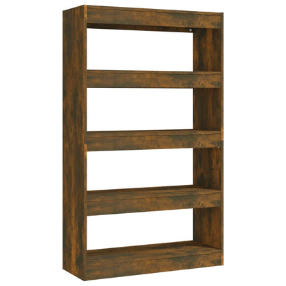 Boekenkast/Kamerscherm 80X30X35 Cm Spaanplaat Gerookt eiken