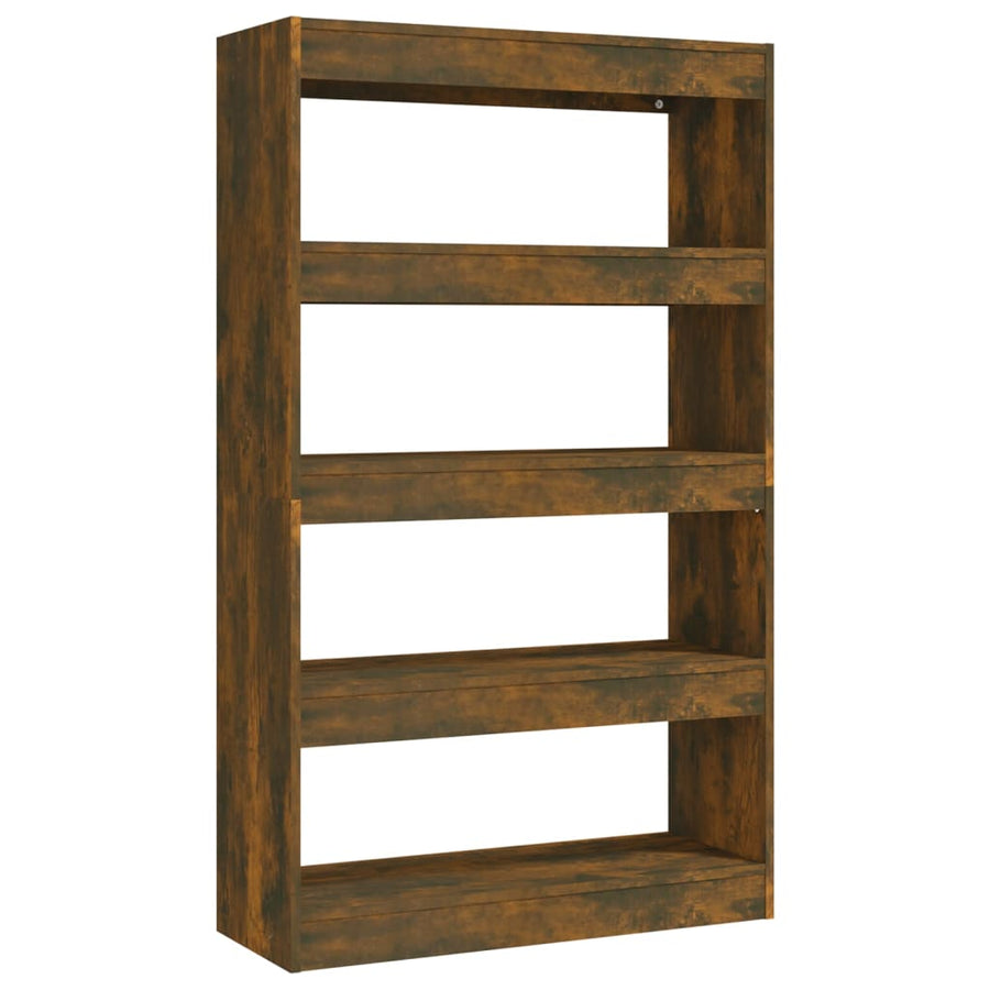 Boekenkast/Kamerscherm 80X30X35 Cm Spaanplaat Gerookt eiken