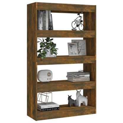 Boekenkast/Kamerscherm 80X30X35 Cm Spaanplaat Gerookt eiken