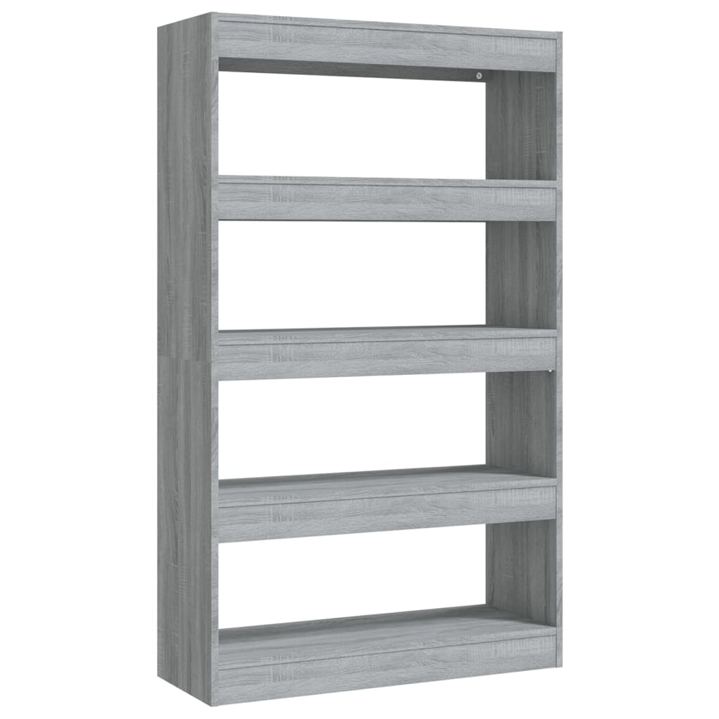 Boekenkast/Kamerscherm 80X30X35 Cm Spaanplaat Sonoma Grijs