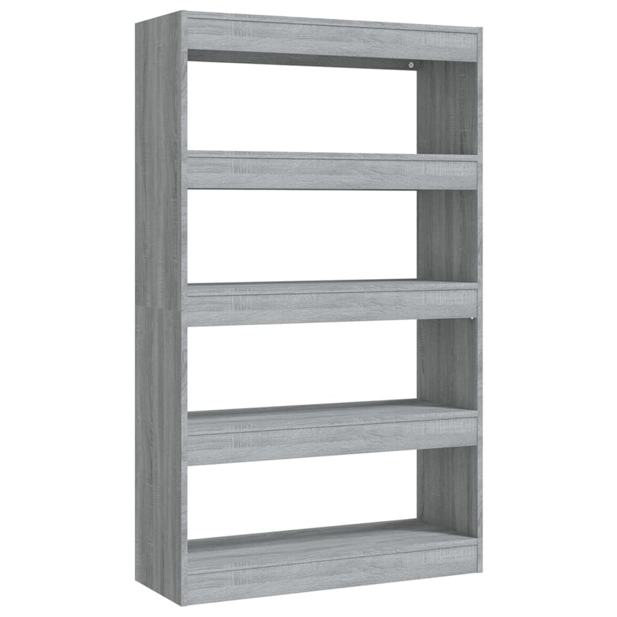 Boekenkast/Kamerscherm 80X30X35 Cm Spaanplaat Sonoma Grijs