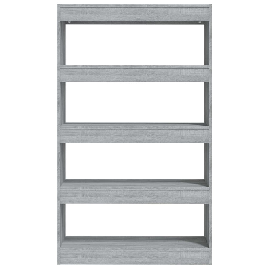 Boekenkast/Kamerscherm 80X30X35 Cm Spaanplaat Sonoma Grijs