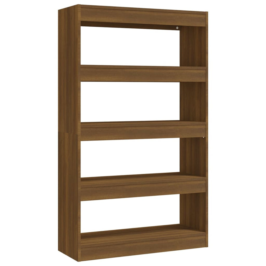 Boekenkast/Kamerscherm 80X30X35 Cm Spaanplaat Bruineikenkleur bruin eikenkleur