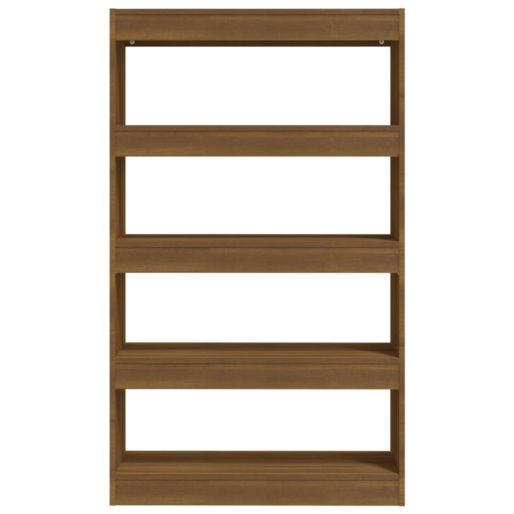 Boekenkast/Kamerscherm 80X30X35 Cm Spaanplaat Bruineikenkleur bruin eikenkleur
