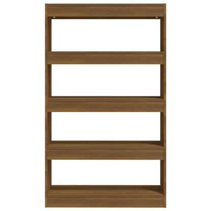 Boekenkast/Kamerscherm 80X30X35 Cm Spaanplaat Bruineikenkleur bruin eikenkleur