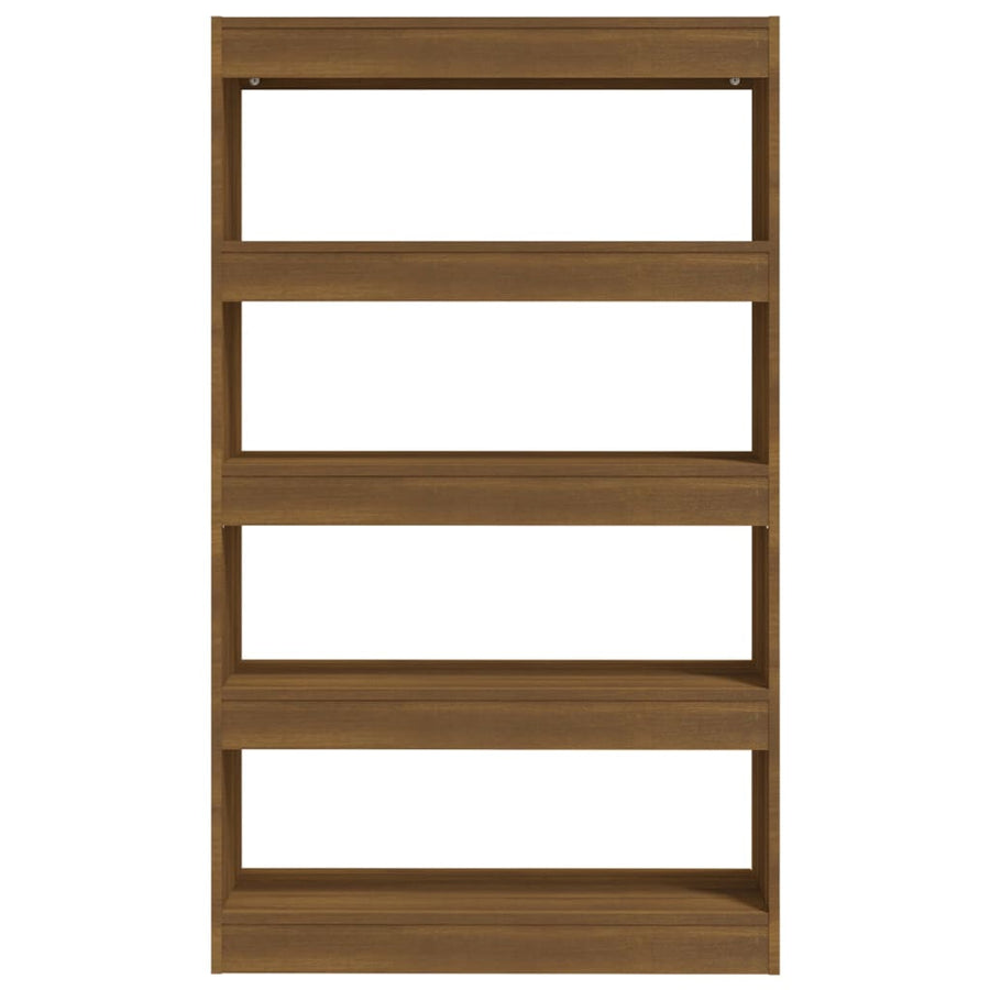 Boekenkast/Kamerscherm 80X30X35 Cm Spaanplaat Bruineikenkleur bruin eikenkleur