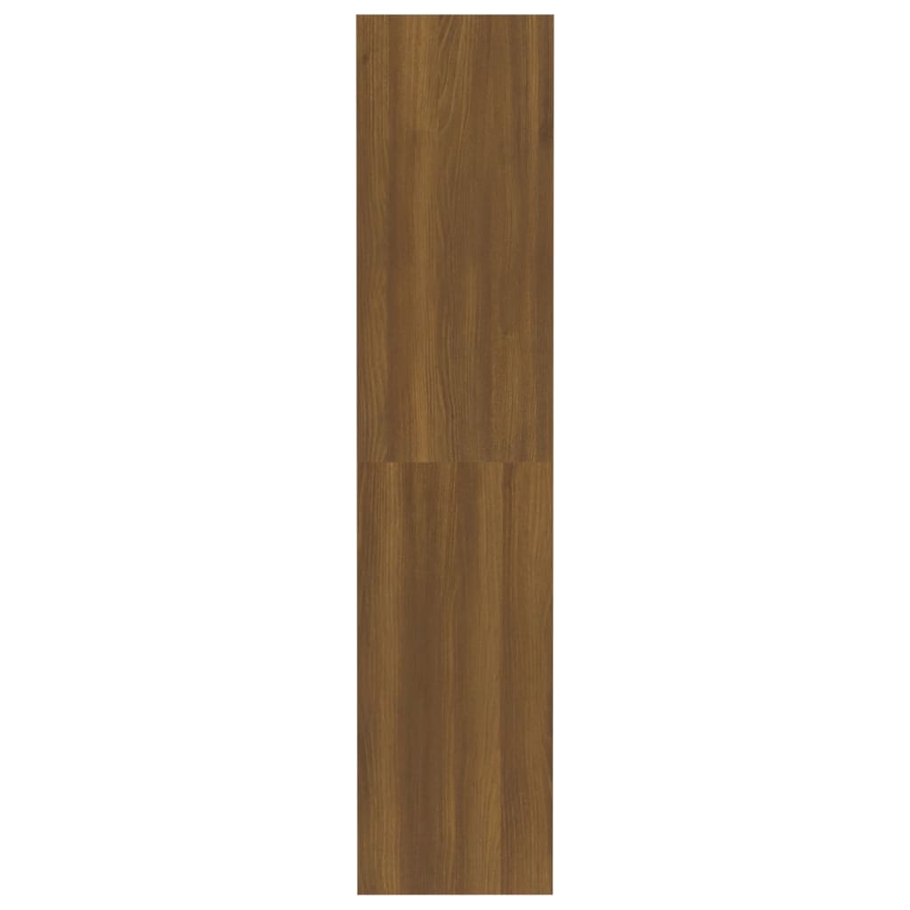 Boekenkast/Kamerscherm 80X30X35 Cm Spaanplaat Bruineikenkleur bruin eikenkleur