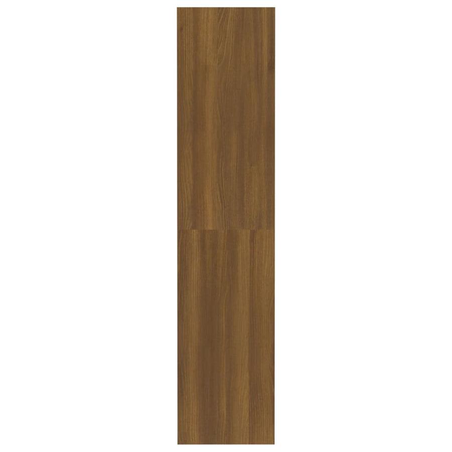 Boekenkast/Kamerscherm 80X30X35 Cm Spaanplaat Bruineikenkleur bruin eikenkleur