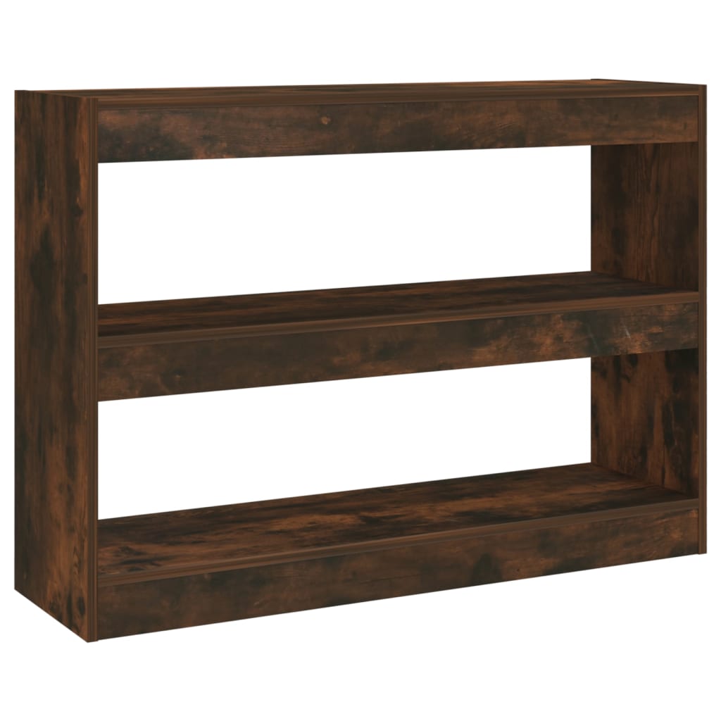 Boekenkast/Kamerscherm 00X30X72 Cm Kleurig Gerookt eiken