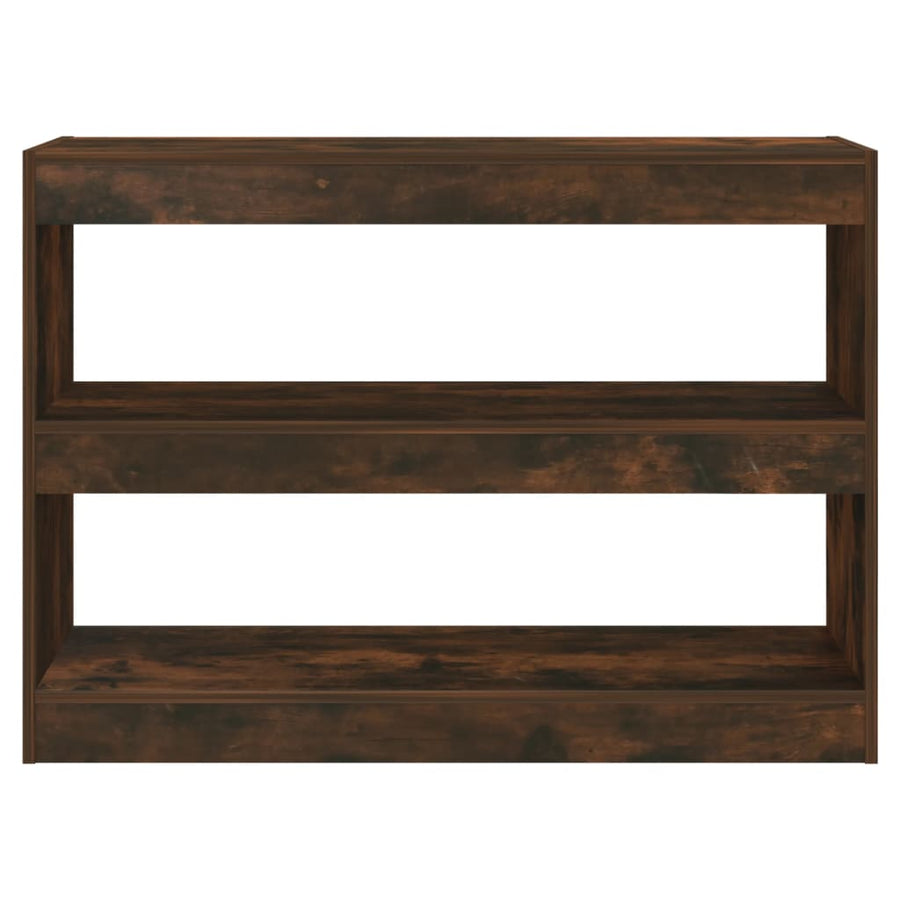 Boekenkast/Kamerscherm 00X30X72 Cm Kleurig Gerookt eiken