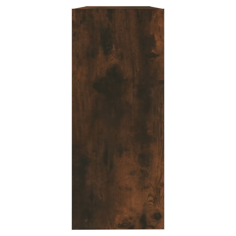 Boekenkast/Kamerscherm 00X30X72 Cm Kleurig Gerookt eiken