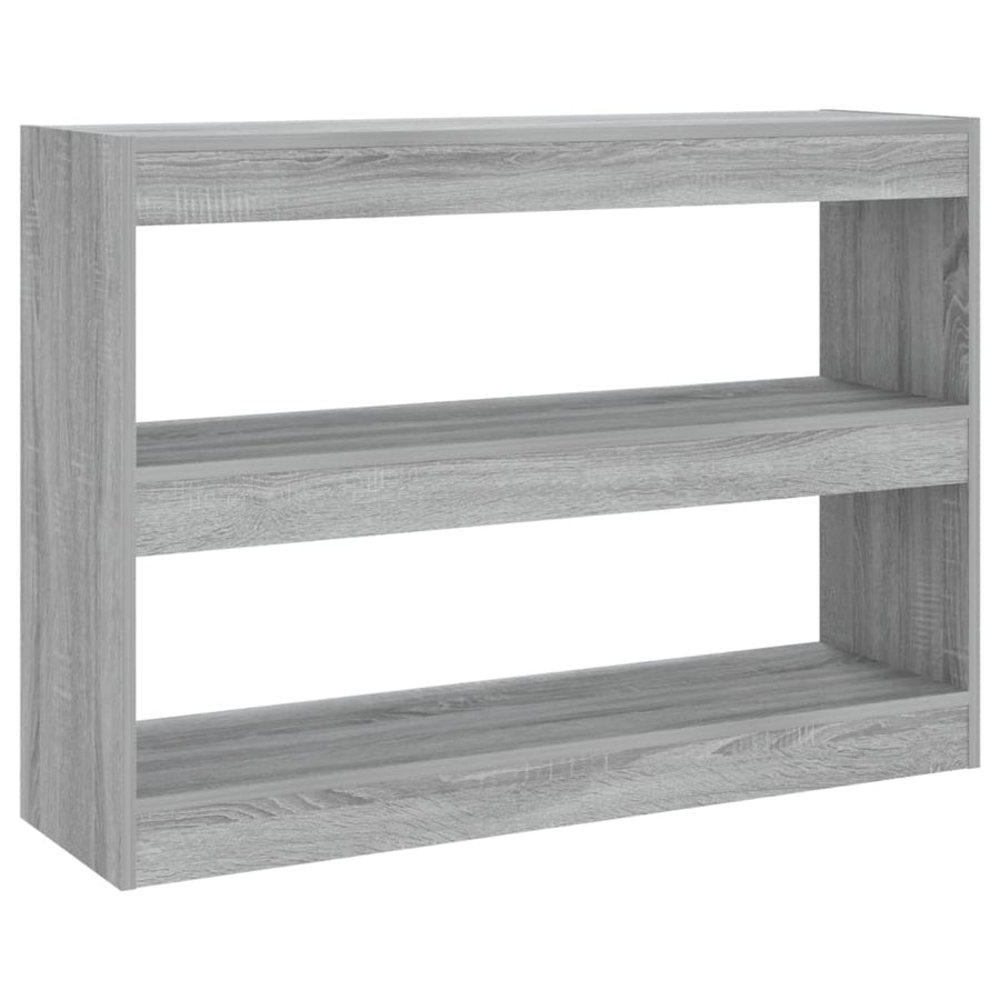 Boekenkast/Kamerscherm 00X30X72 Cm Eikenkleurig Grijs sonoma