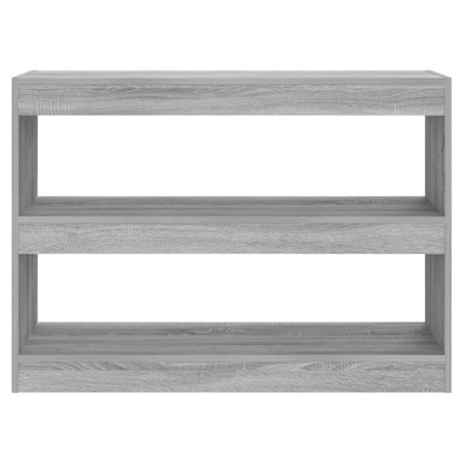 Boekenkast/Kamerscherm 00X30X72 Cm Eikenkleurig Grijs sonoma