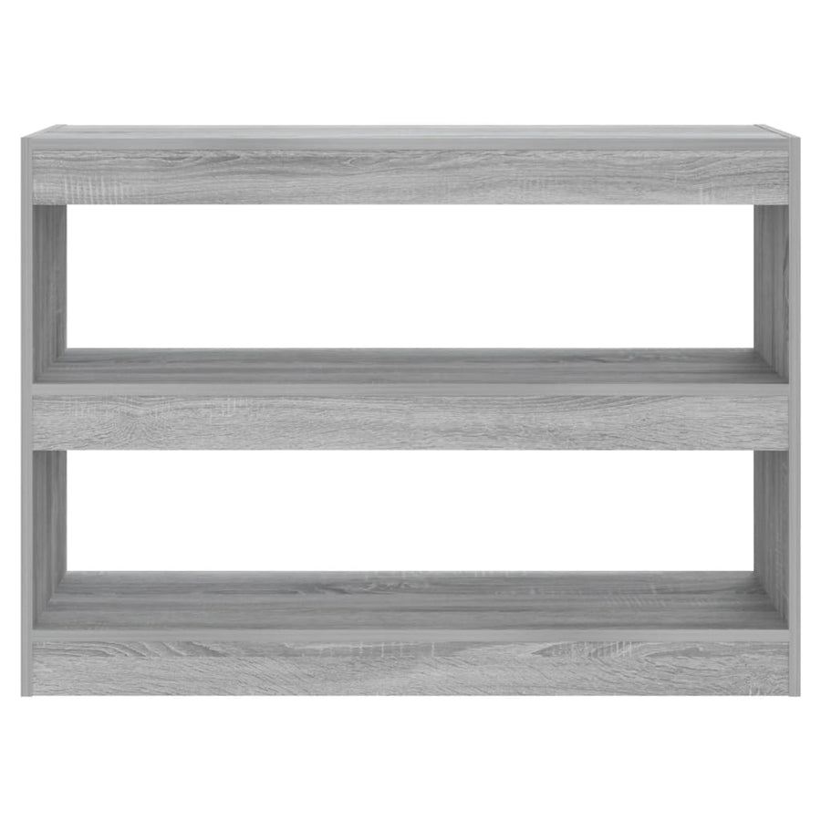 Boekenkast/Kamerscherm 00X30X72 Cm Eikenkleurig Grijs sonoma