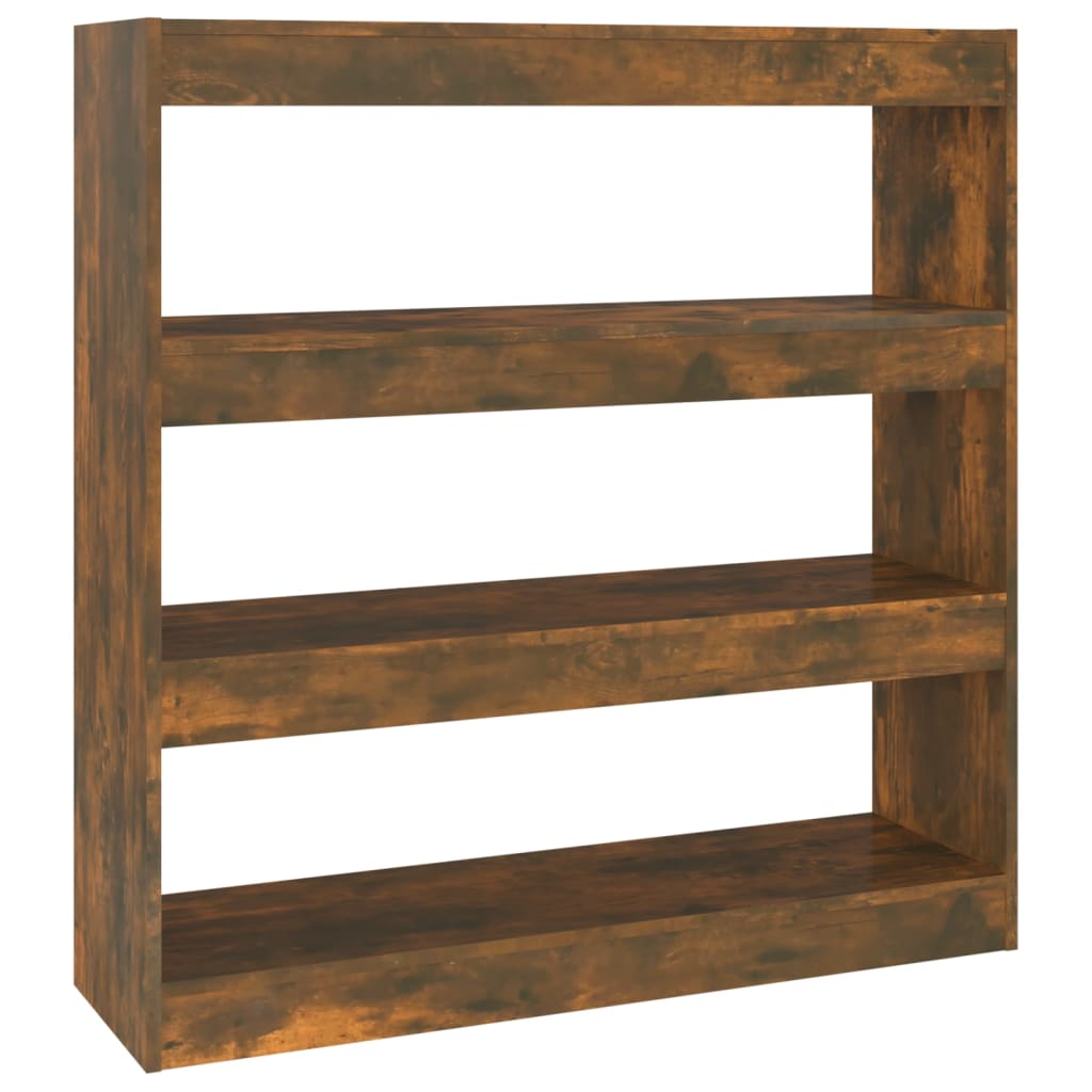 Boekenkast/Kamerscherm 00X30X03 Cm Kleurig Gerookt eiken