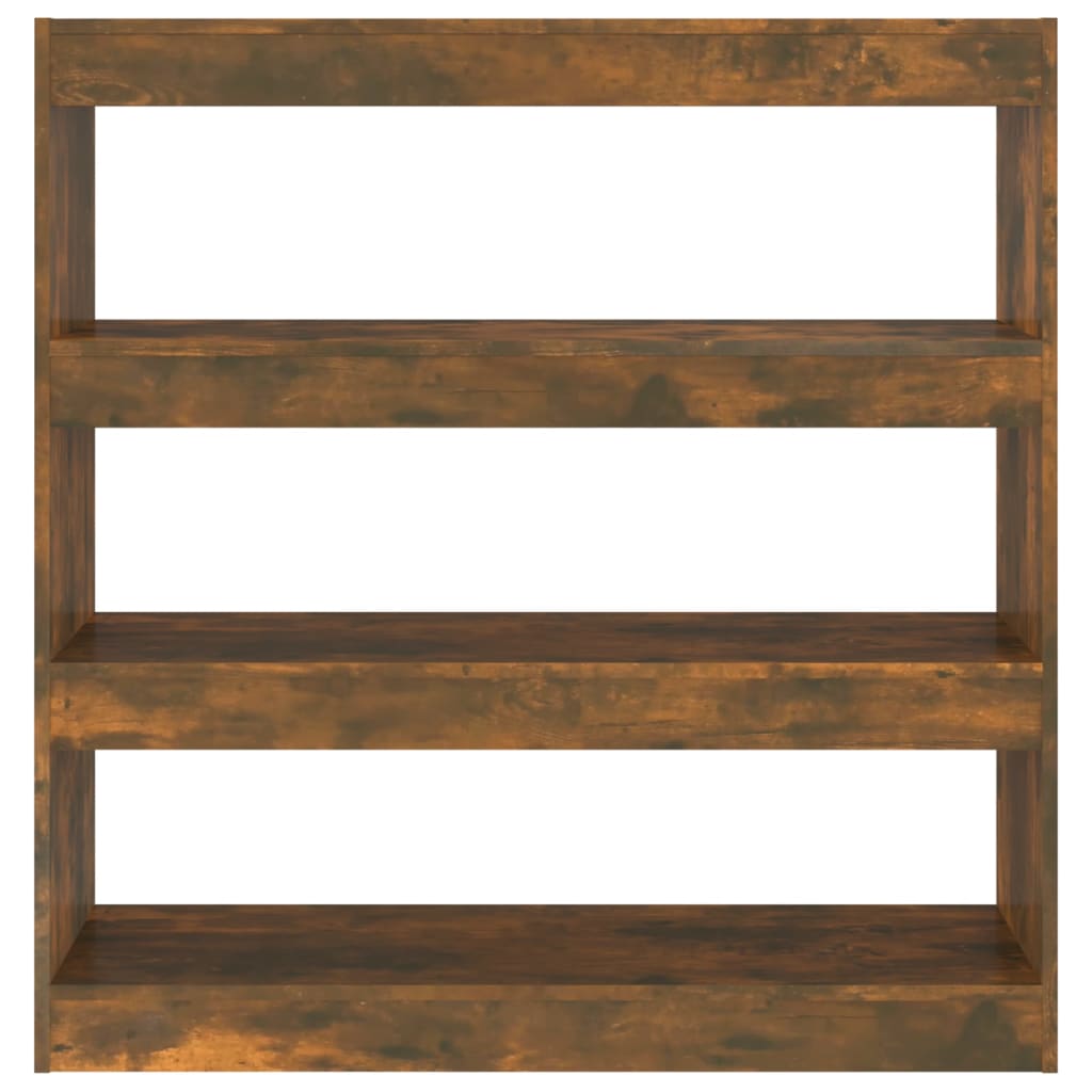 Boekenkast/Kamerscherm 00X30X03 Cm Kleurig Gerookt eiken