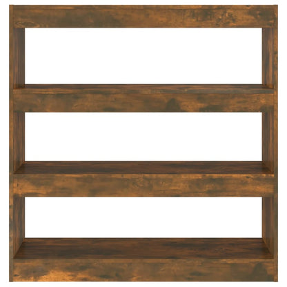 Boekenkast/Kamerscherm 00X30X03 Cm Kleurig Gerookt eiken