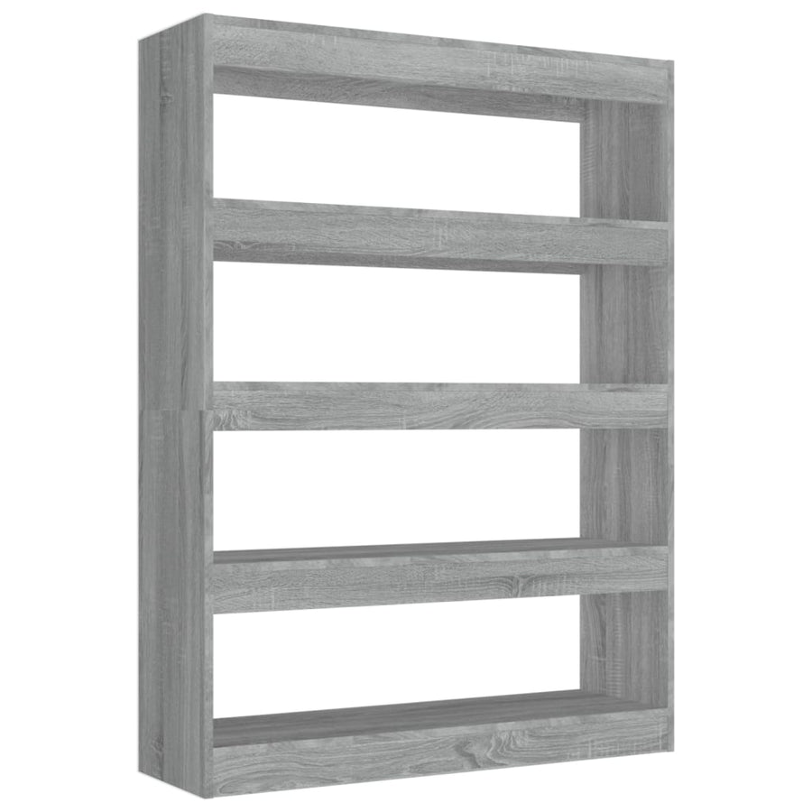 Boekenkast/Kamerscherm 00X30X35 Cm Eikenkleurig Grijs sonoma
