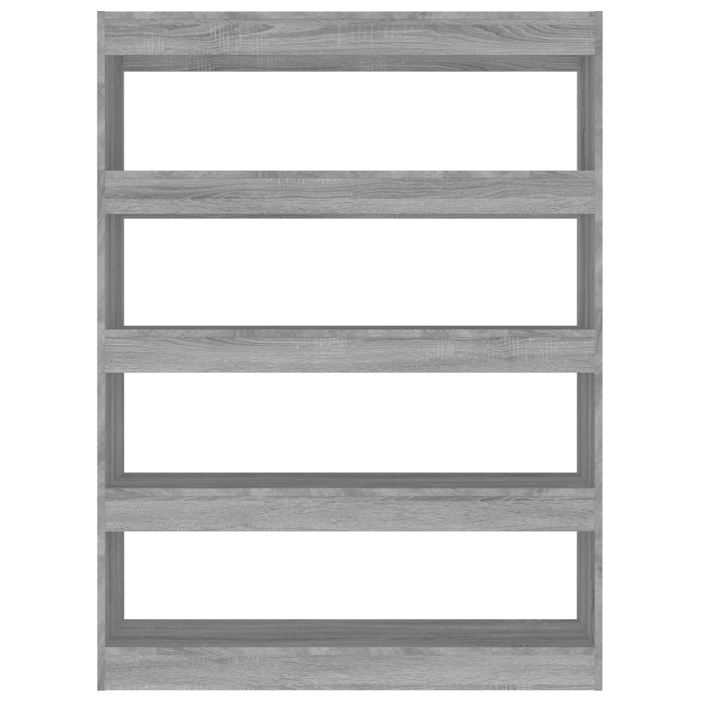 Boekenkast/Kamerscherm 00X30X35 Cm Eikenkleurig Grijs sonoma
