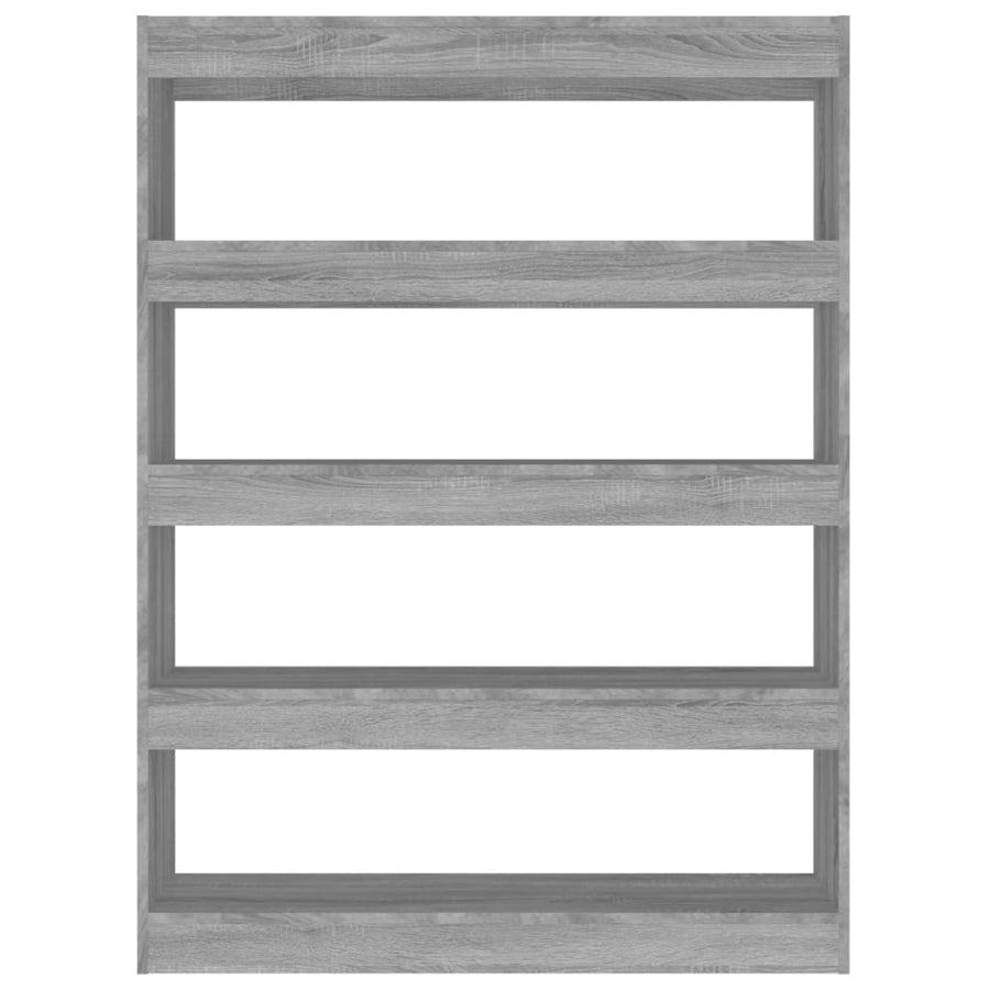 Boekenkast/Kamerscherm 00X30X35 Cm Eikenkleurig Grijs sonoma