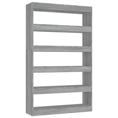 Boekenkast/Kamerscherm 00X30X66 Cm Eikenkleurig Grijs sonoma