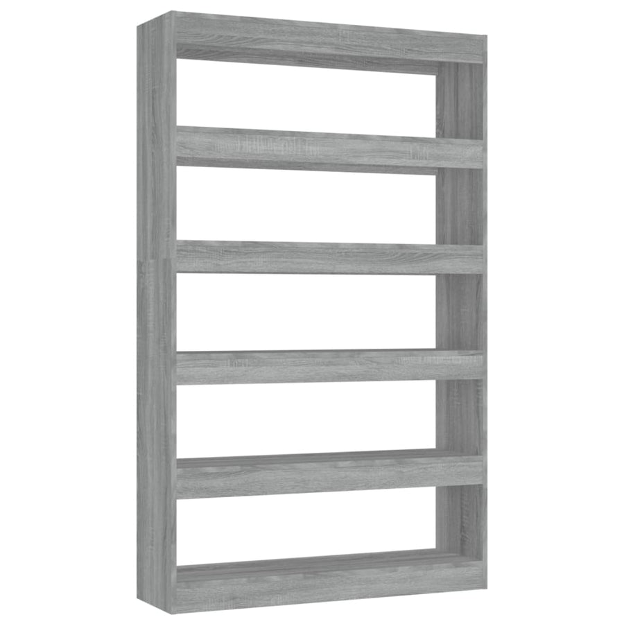 Boekenkast/Kamerscherm 00X30X66 Cm Eikenkleurig Grijs sonoma