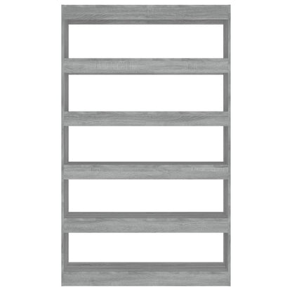 Boekenkast/Kamerscherm 00X30X66 Cm Eikenkleurig Grijs sonoma