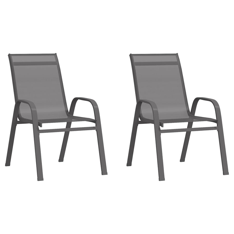 Tuinstoelen Stapelbaar Textileen Stof 2