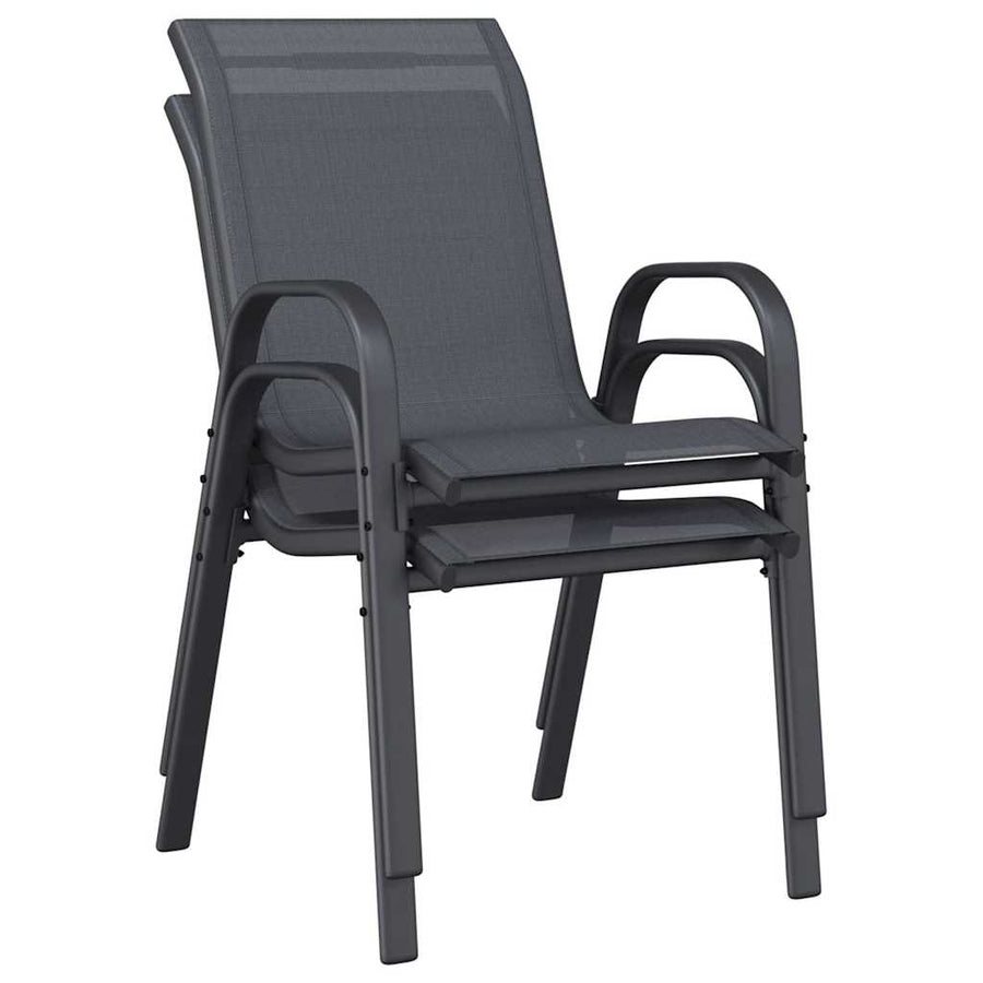Tuinstoelen Stapelbaar Textileen Stof 2