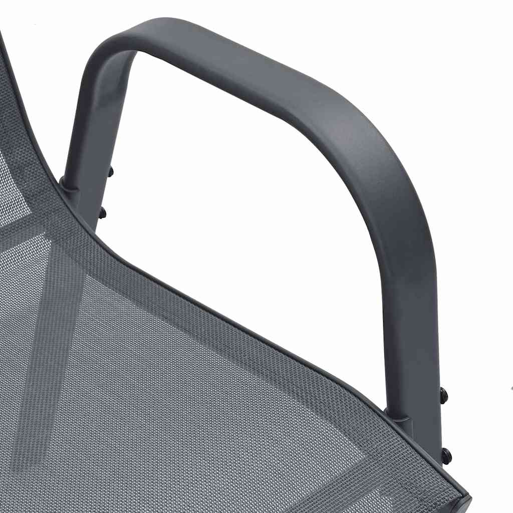 Tuinstoelen Stapelbaar Textileen Stof 2
