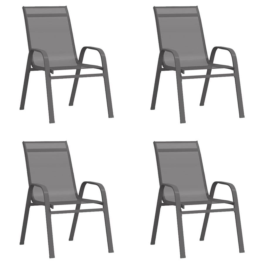 Tuinstoelen Stapelbaar Textileen Stof 4