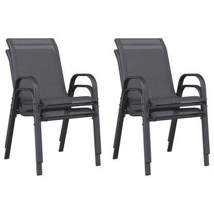 Tuinstoelen Stapelbaar Textileen Stof 4
