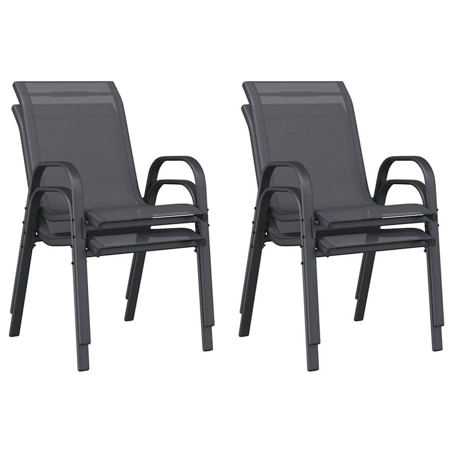 Tuinstoelen Stapelbaar Textileen Stof 4