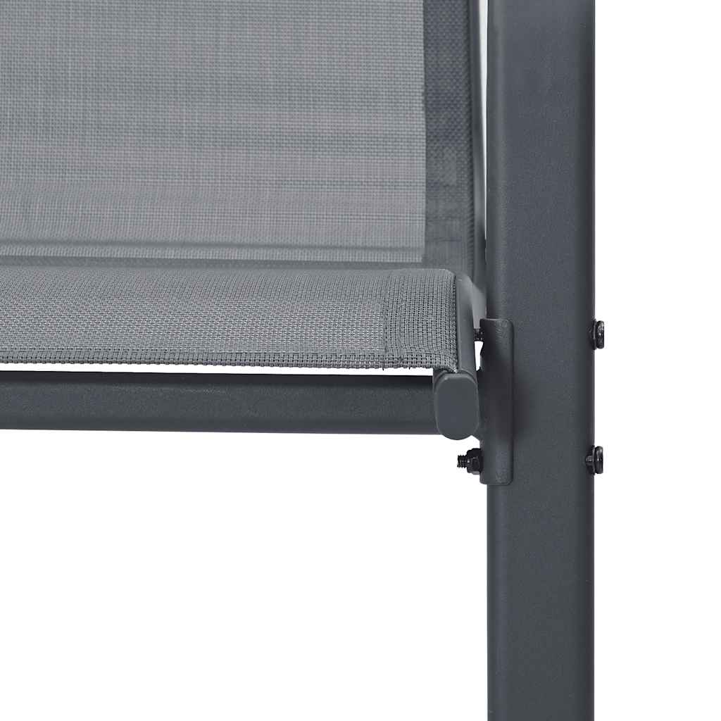 Tuinstoelen Stapelbaar Textileen Stof 4