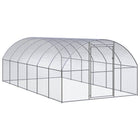 Chicken run 3x6x2 m galvanized steel