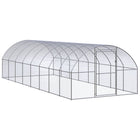 Chicken run 3x8x2 m galvanized steel