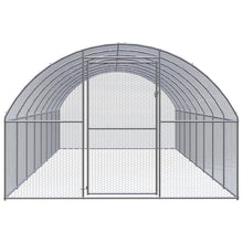 Kippenren 3x8x2 m gegalvaniseerd staal 3 x 8 x 2 m