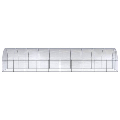 Kippenren Gegalvaniseerd Staal 3 x 10 x 2 m Zonder luifel