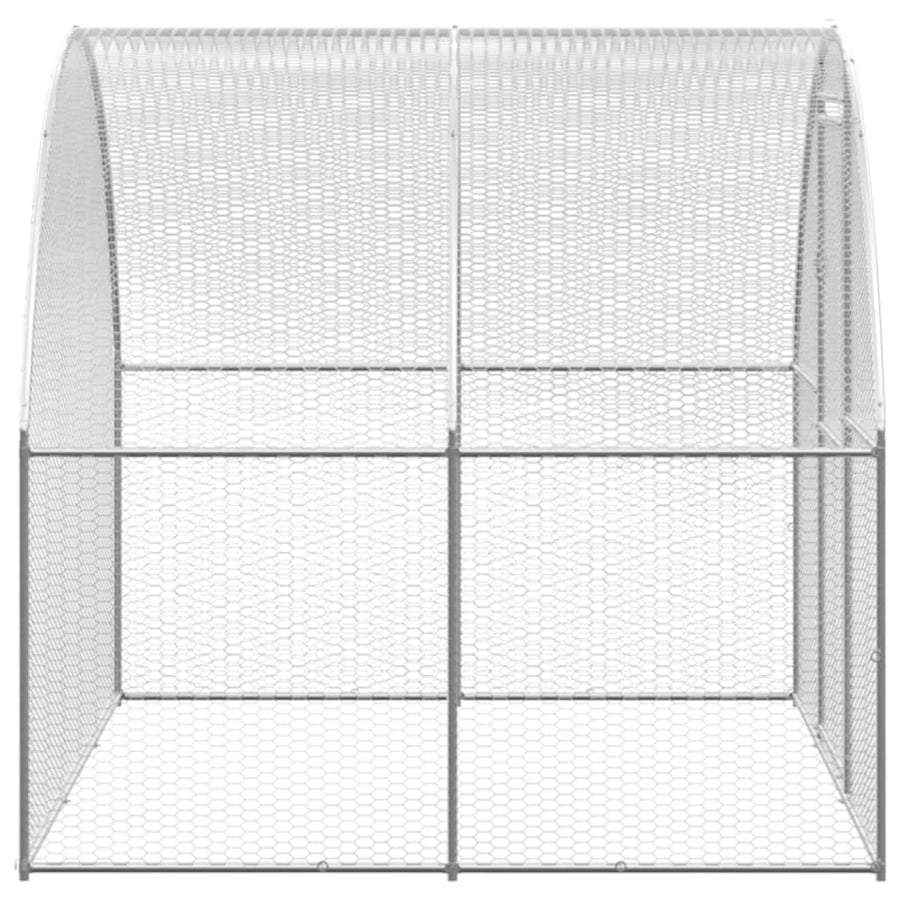 Kippenren Gegalvaniseerd Staal 3 x 10 x 2 m Zonder luifel