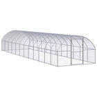 Chicken run 3x12x2 m galvanized steel