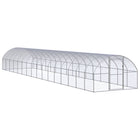 Chicken run 3x16x2 m galvanized steel