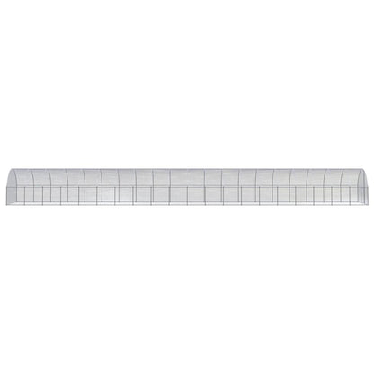Kippenren 3x20x2 m gegalvaniseerd staal 3 x 20 x 2 m