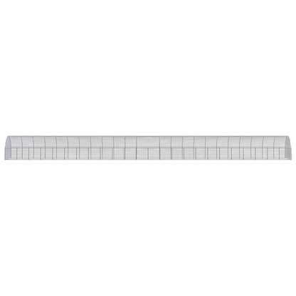 Kippenren 3x24x2 m gegalvaniseerd staal 3 x 24 x 2 m Zonder luifel