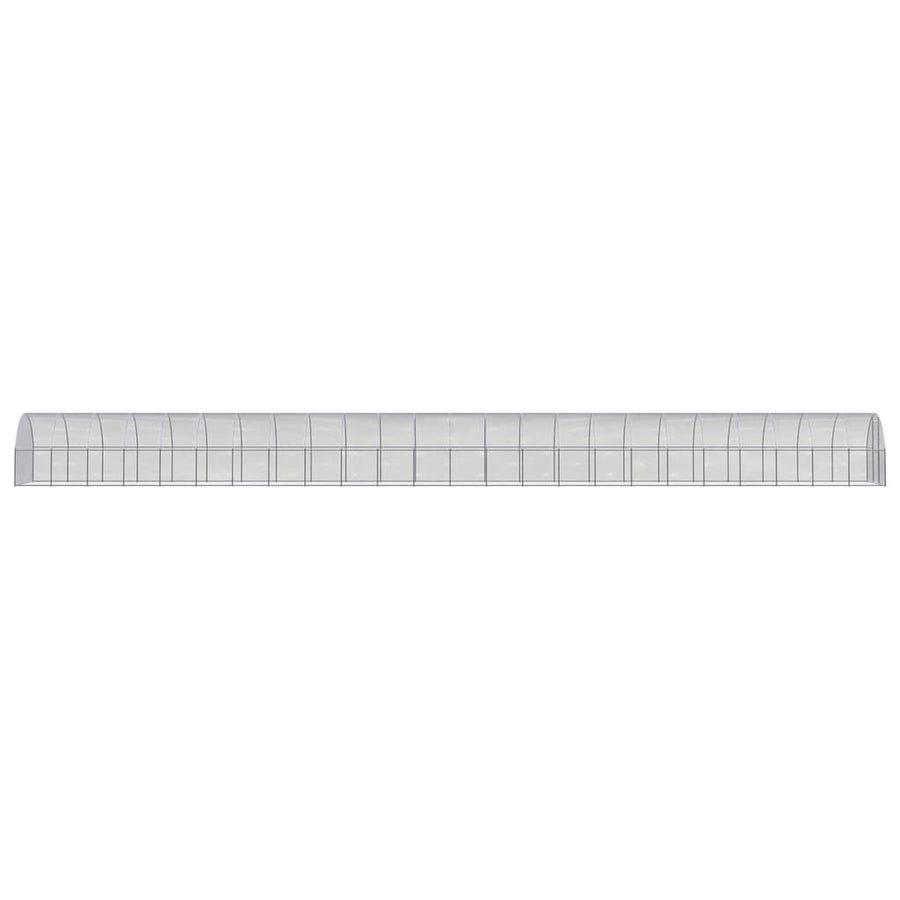 Kippenren 3x24x2 m gegalvaniseerd staal 3 x 24 x 2 m Zonder luifel