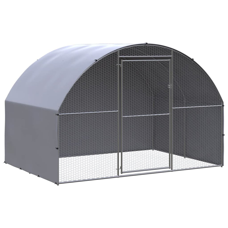 Kippenren 3x2x2 m gegalvaniseerd staal 3 x 2 x 2 m