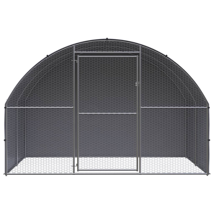 Kippenren 3x2x2 m gegalvaniseerd staal 3 x 2 x 2 m